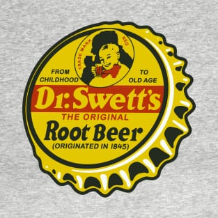 Vintage Dr Swett's Root Beer Soda Bottlecap T-Shirt